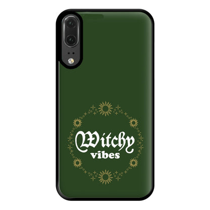Witchy Vibes Green Phone Case for Huawei P20