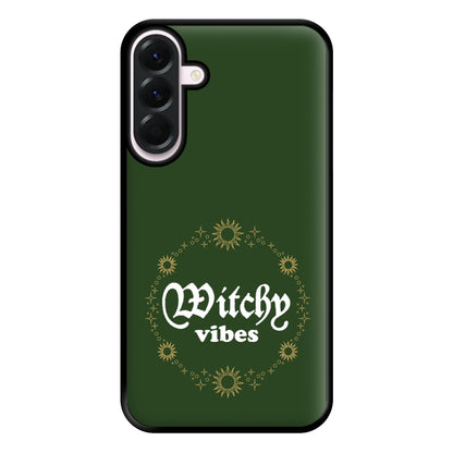 Witchy Vibes Green Phone Case for Galaxy A36
