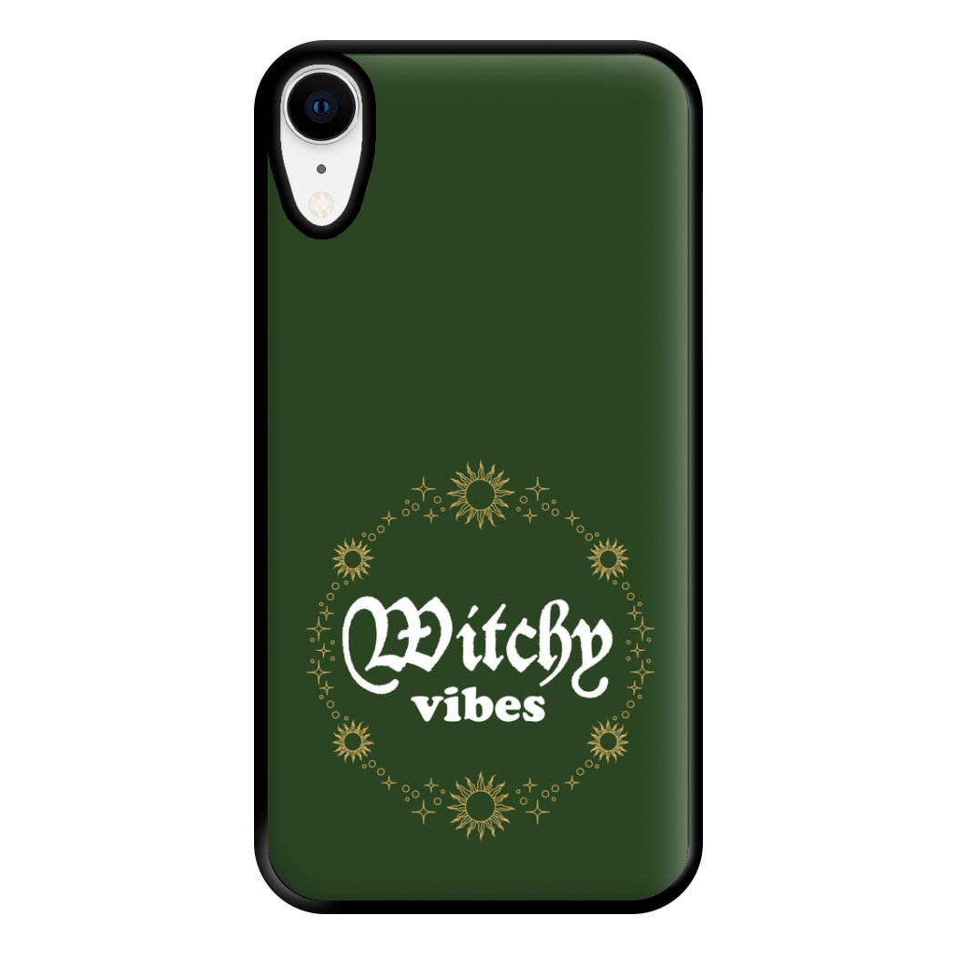 Witchy Vibes Green Phone Case for iPhone XR