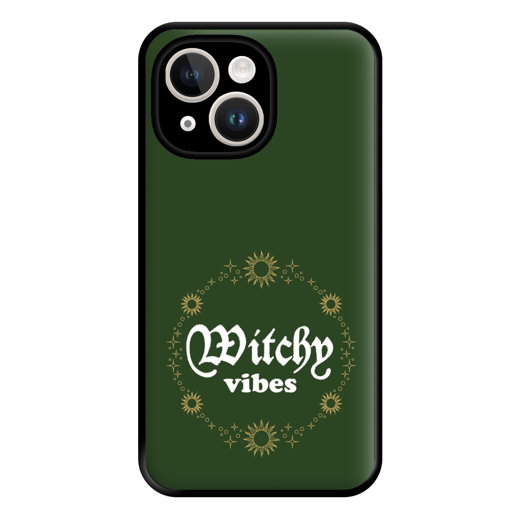 Witchy Vibes Green Phone Case for iPhone 14 Plus