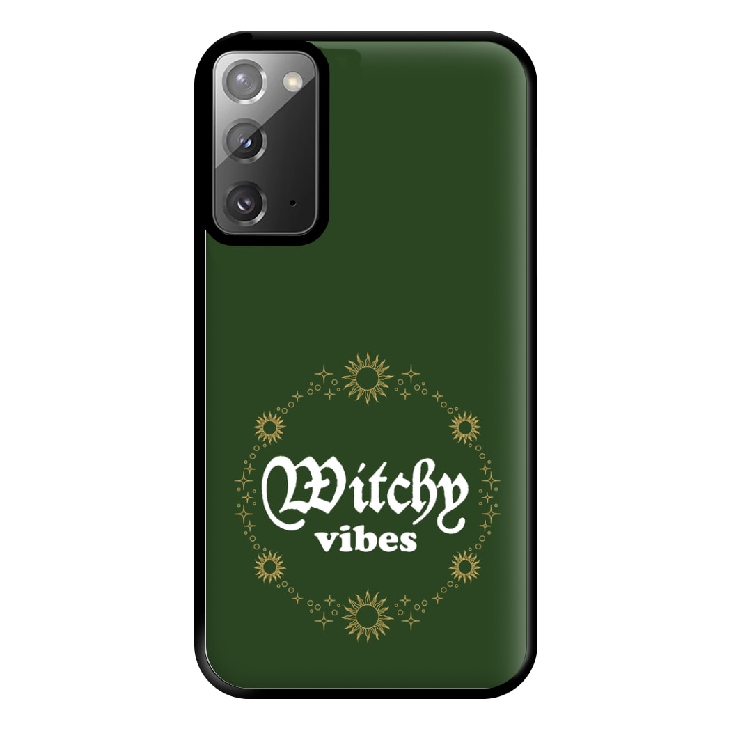 Witchy Vibes Green Phone Case for Galaxy Note 20 Ultra