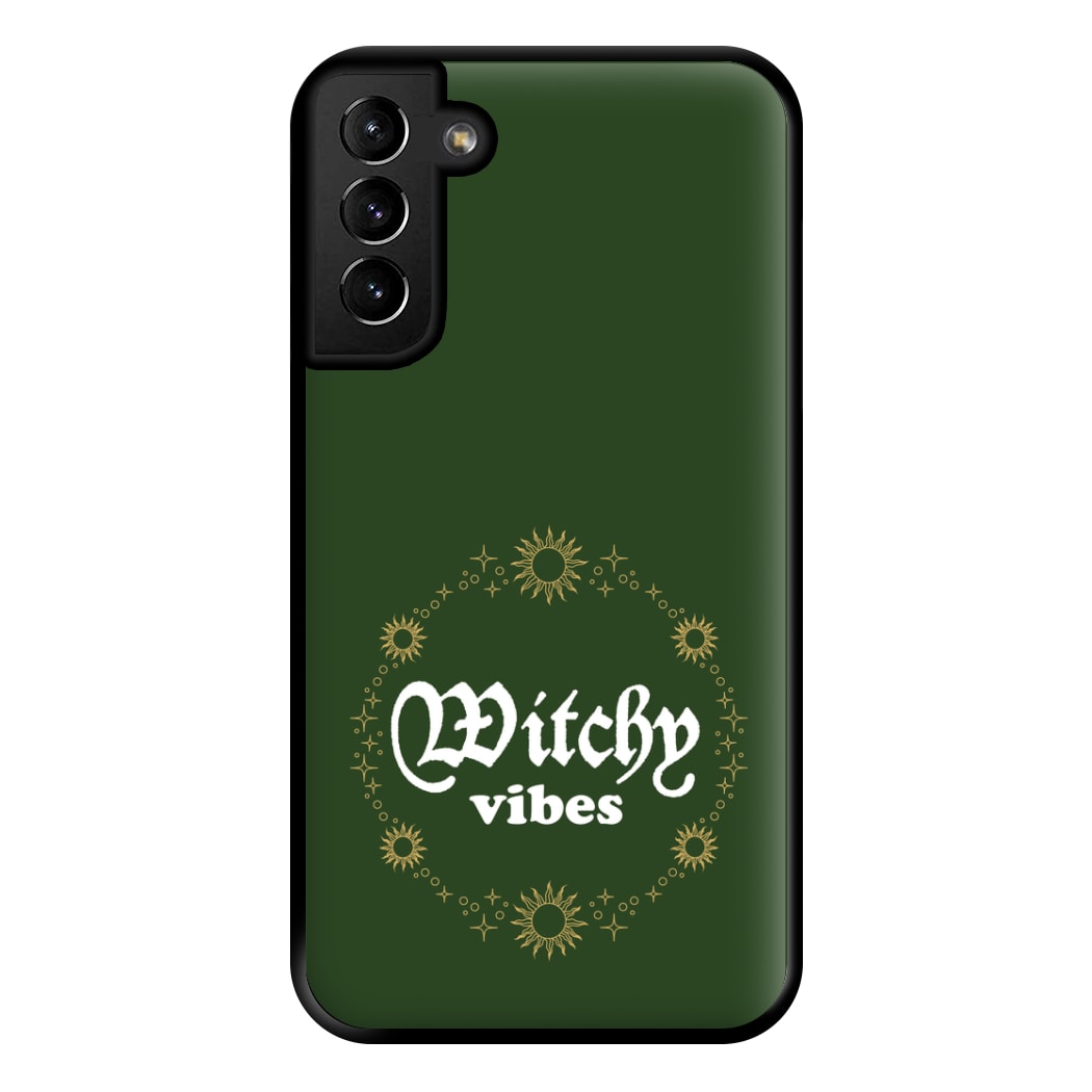 Witchy Vibes Green Phone Case for Galaxy S21 Plus