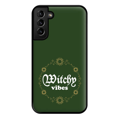 Witchy Vibes Green Phone Case for Galaxy S21 Plus