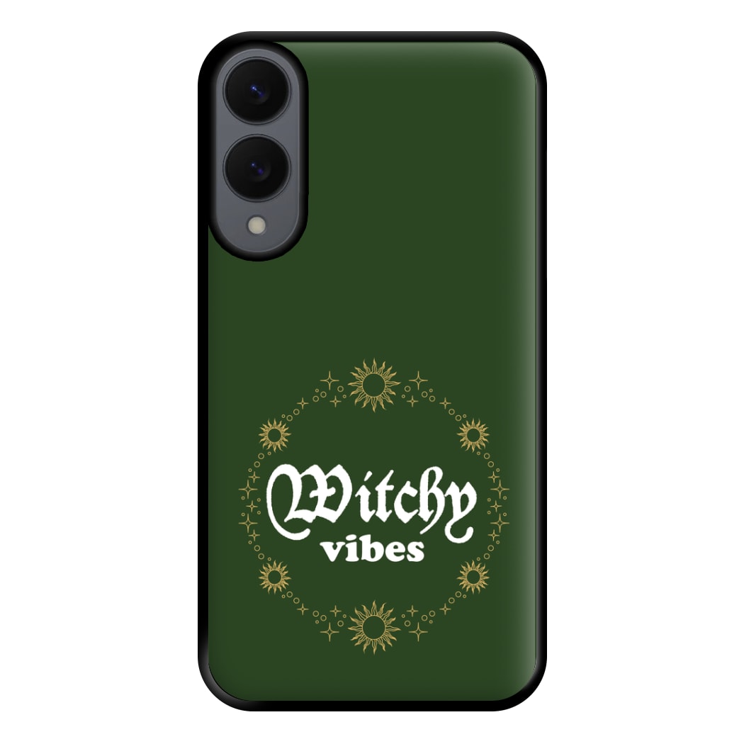 Witchy Vibes Green Phone Case for Galaxy S25 Edge