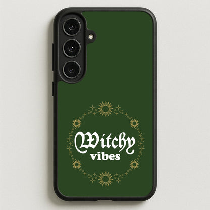 Witchy Vibes Green Phone Case for Galaxy S25FE