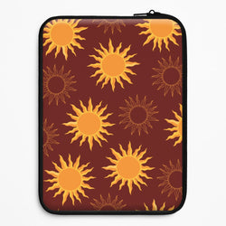 Vintage Sun Pattern Universal Laptop Sleeve