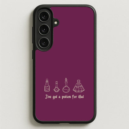 I've Got A Potion For You Dark Pink Phone Case for Galaxy S25FE