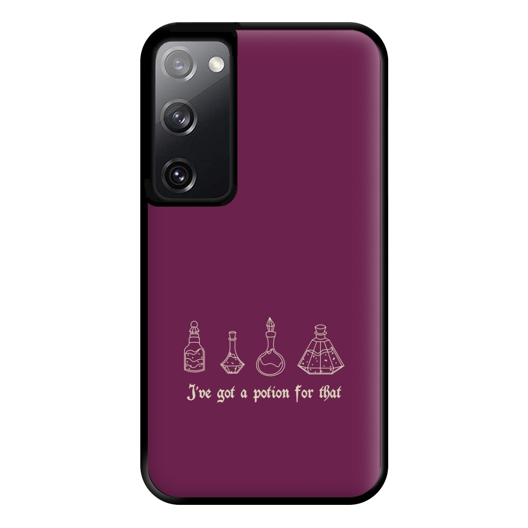 I've Got A Potion For You Dark Pink Phone Case for Galaxy S20