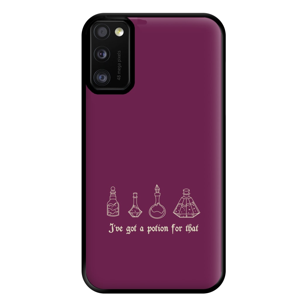 I've Got A Potion For You Dark Pink Phone Case for Galaxy A41