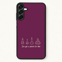 I've Got A Potion For You Dark Pink Phone Case for Galaxy A57