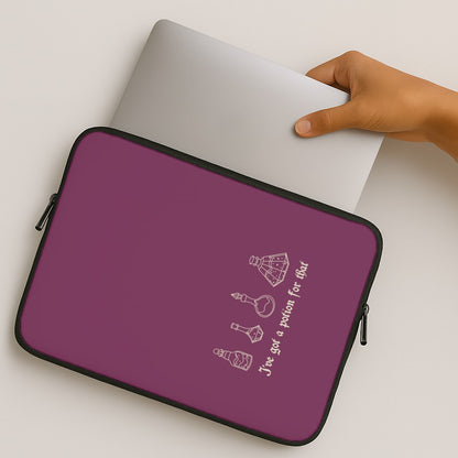I've Got A Potion For You Dark Pink MacBook Case