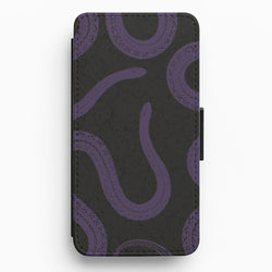Snakes And Lace Pattern Flip / Wallet Phone Case