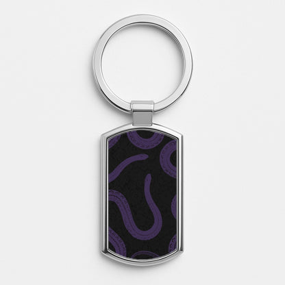 Snakes And Lace Pattern Luxury Keyring