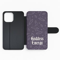 Goodess Energy Pattern Flip Phone Case