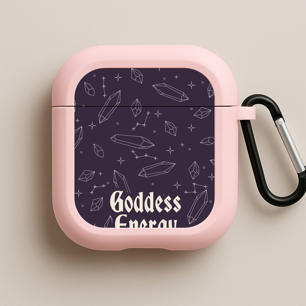 Goodess Energy Pattern Pink AirPods Case