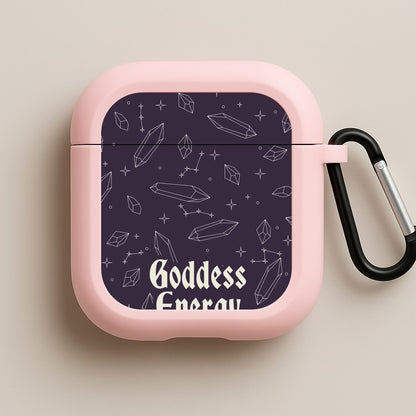 Goodess Energy Pattern Pink AirPods Case