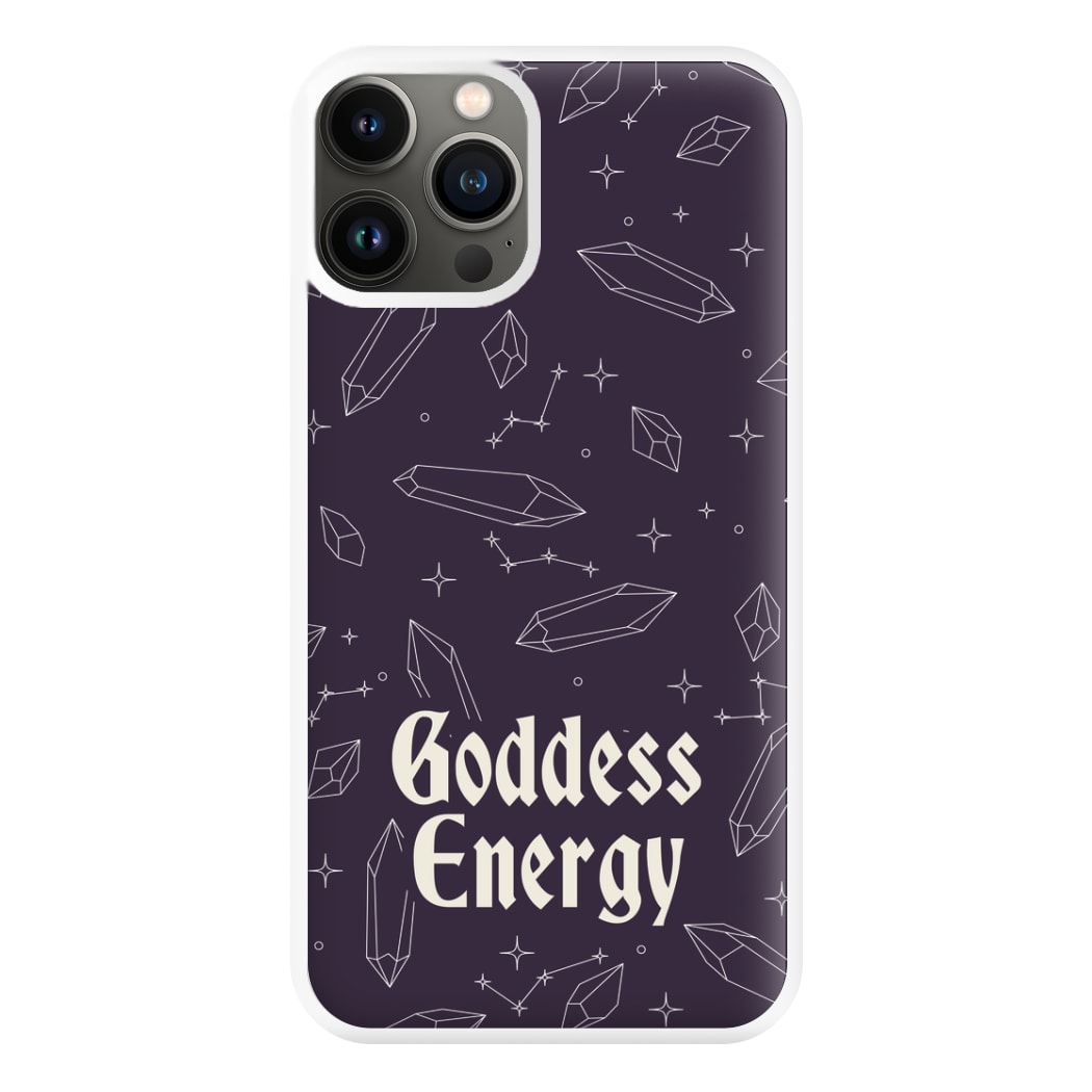 Goodess Energy Pattern Phone Case for iPhone 13 Pro Max