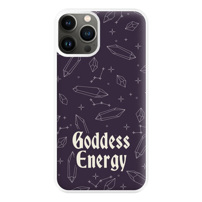 Goodess Energy Pattern Phone Case for iPhone 13 Pro Max