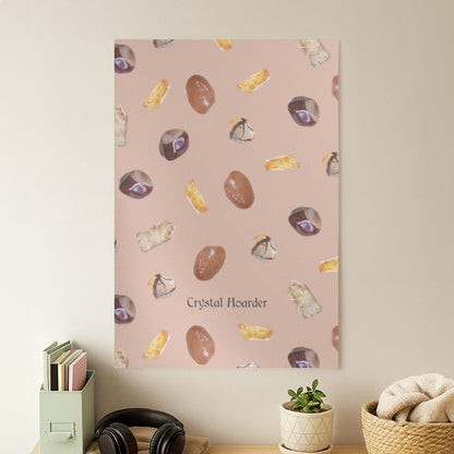 Crystal Hoarder Pattern Poster