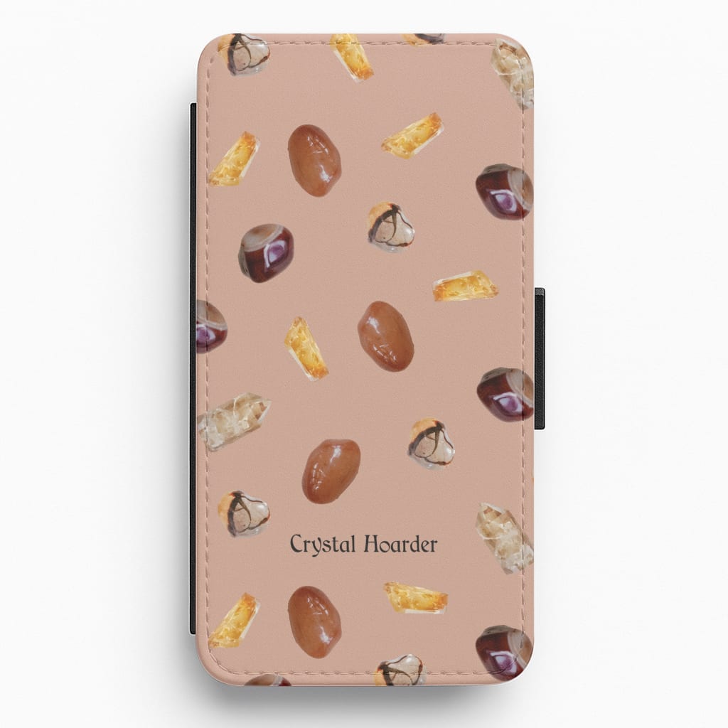 Crystal Hoarder Pattern Flip / Wallet Phone Case