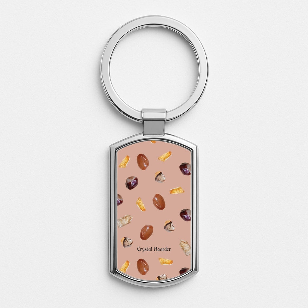 Crystal Hoarder Pattern Luxury Keyring
