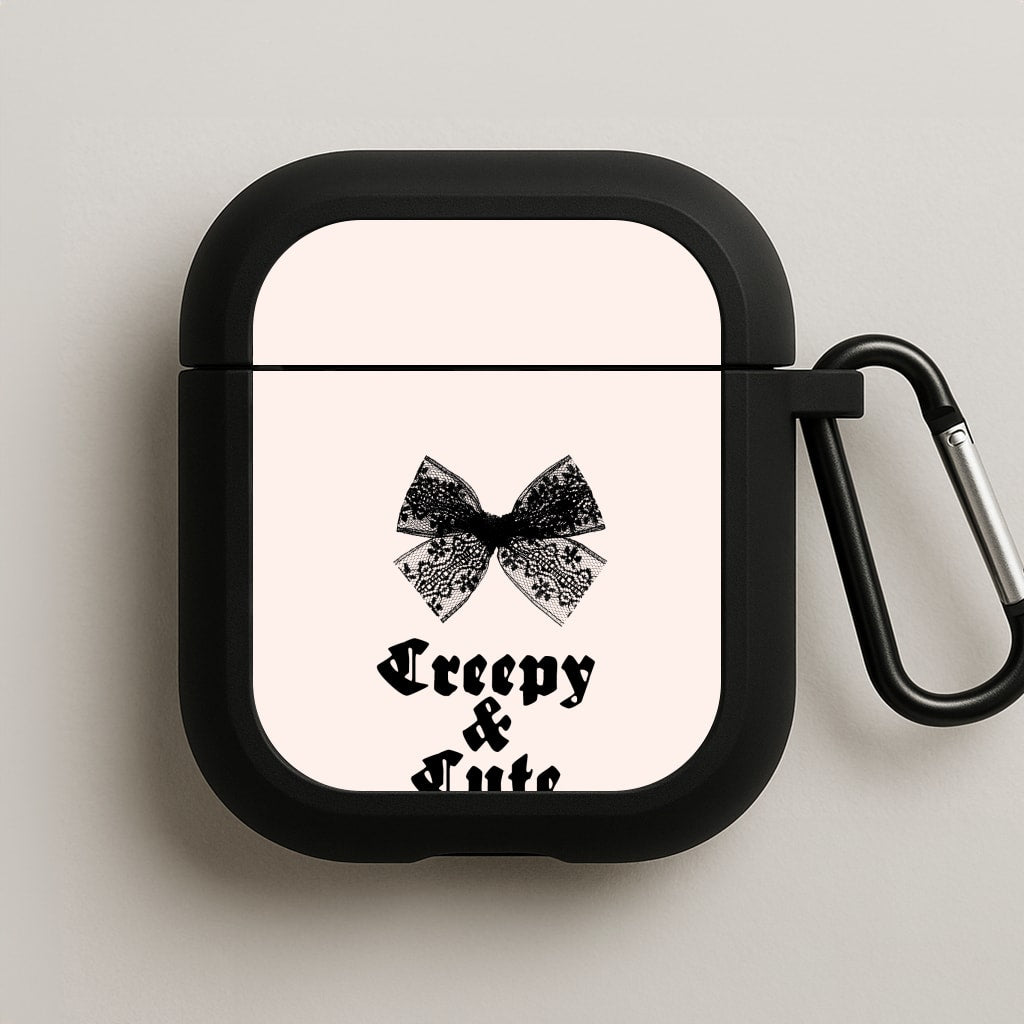 Creepy And Cute Coquette AirPods Case