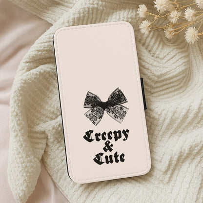 Creepy And Cute Coquette Wallet Phone Case