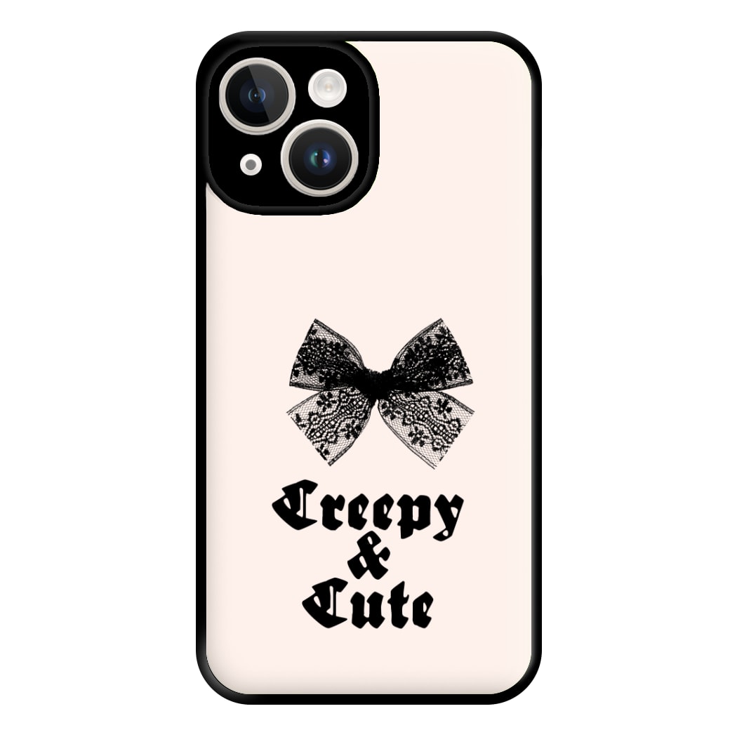 Creepy And Cute Coquette Phone Case for iPhone 14