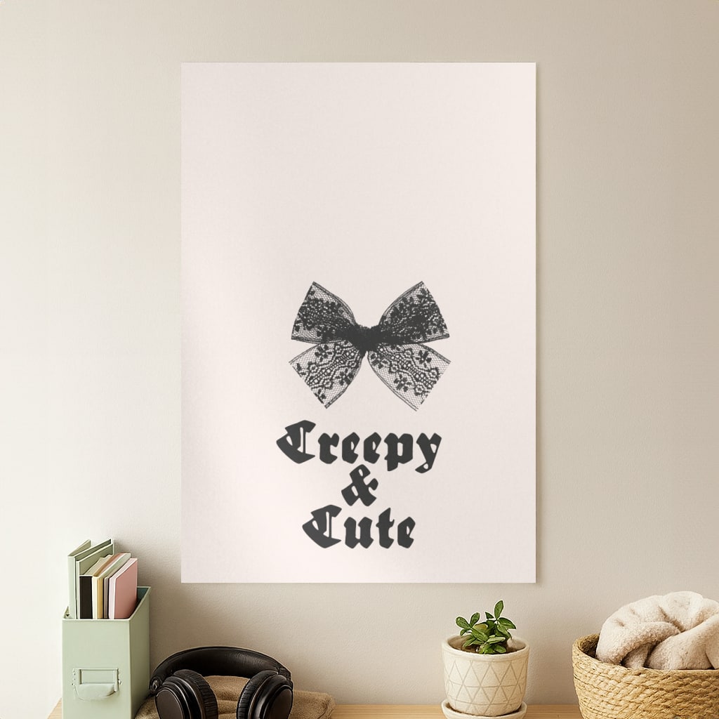 Creepy And Cute Coquette Poster