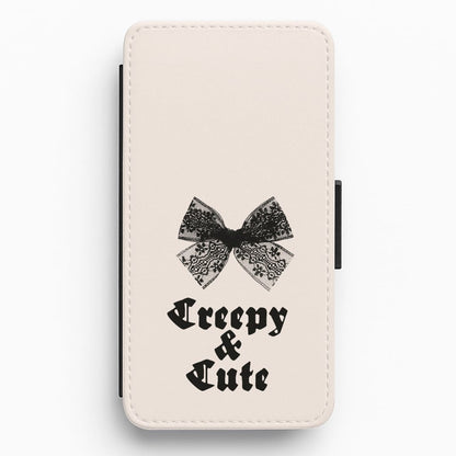 Creepy And Cute Coquette Flip / Wallet Phone Case