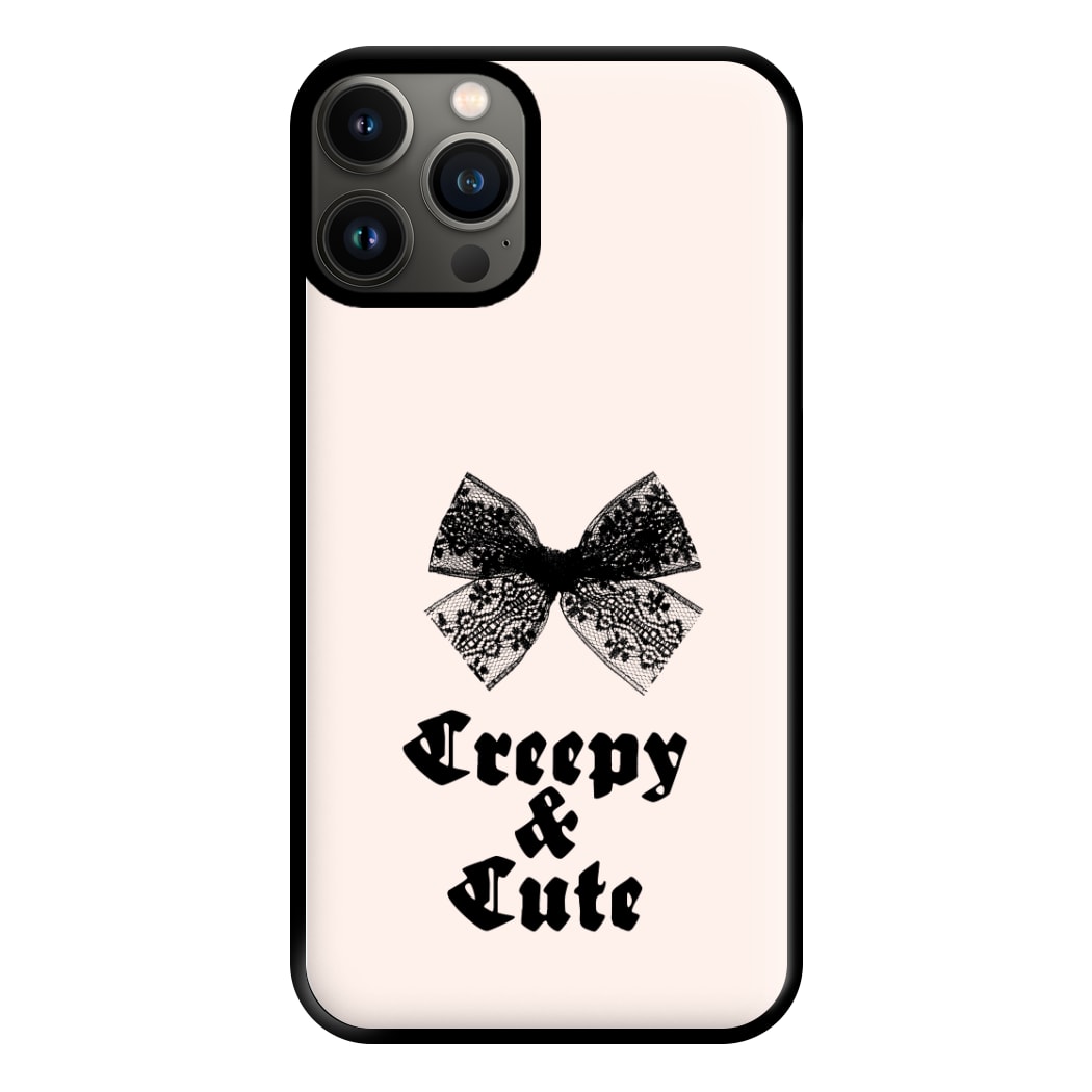 Creepy And Cute Coquette Phone Case for iPhone 13 Pro Max
