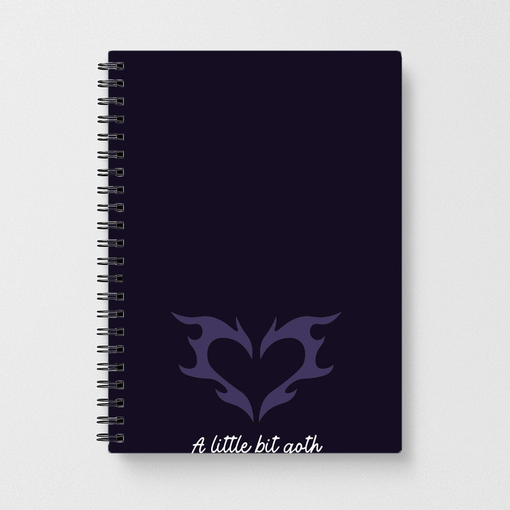 A Little Bit Goth Purple Notebook