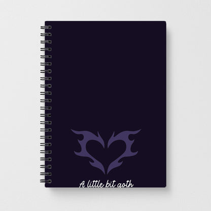 A Little Bit Goth Purple Notebook