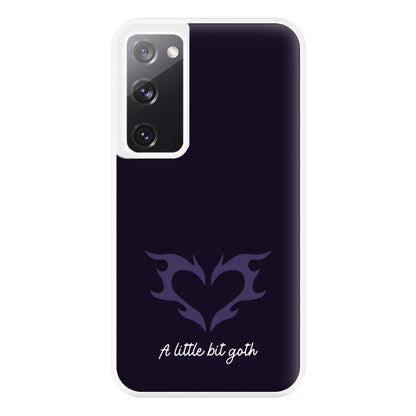 A Little Bit Goth Purple Phone Case for Galaxy S20FE