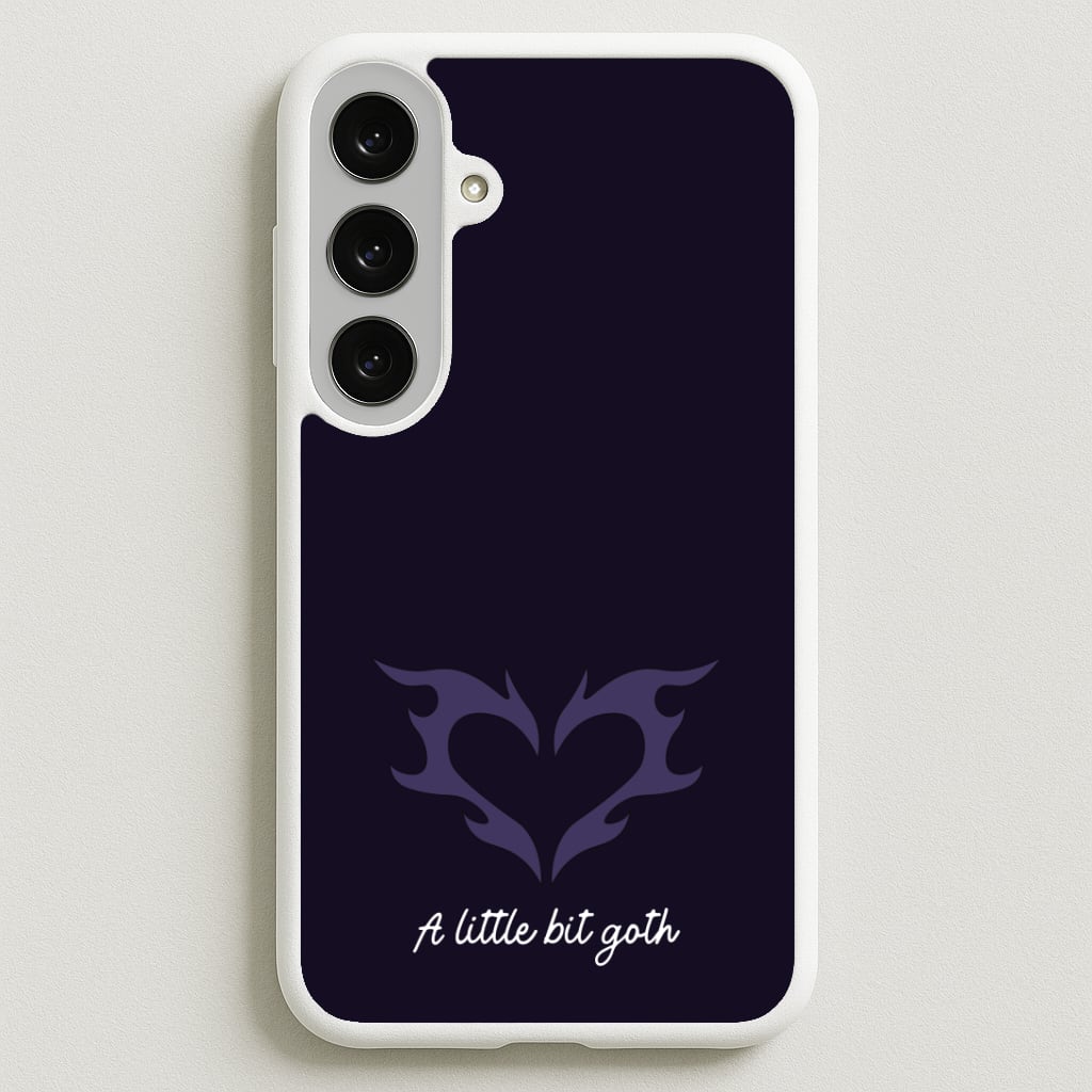 A Little Bit Goth Purple Phone Case for Galaxy S25FE