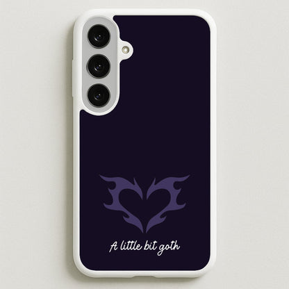 A Little Bit Goth Purple Phone Case for Galaxy S25FE