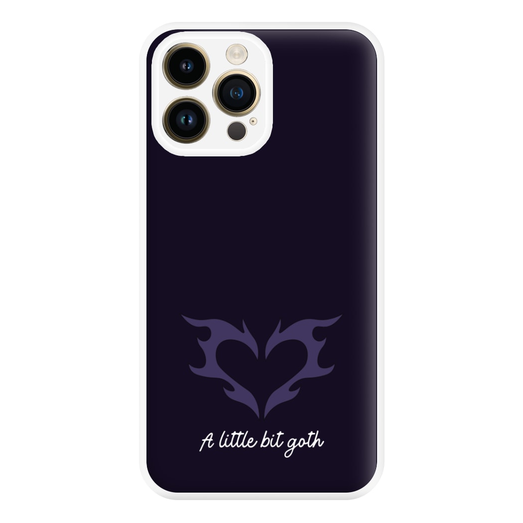 A Little Bit Goth Purple Phone Case for iPhone 14 Pro Max