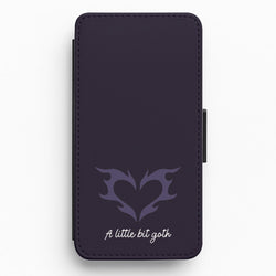 A Little Bit Goth Purple Flip / Wallet Phone Case