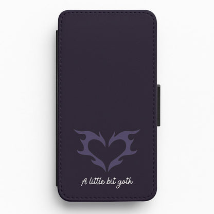 A Little Bit Goth Purple Flip / Wallet Phone Case