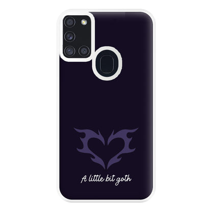 A Little Bit Goth Purple Phone Case for Galaxy A21s