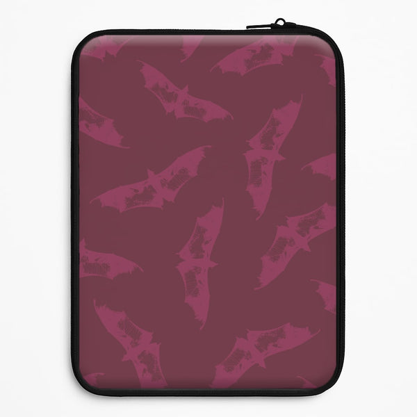 Dark Pink Bats Pattern Universal Laptop Sleeve