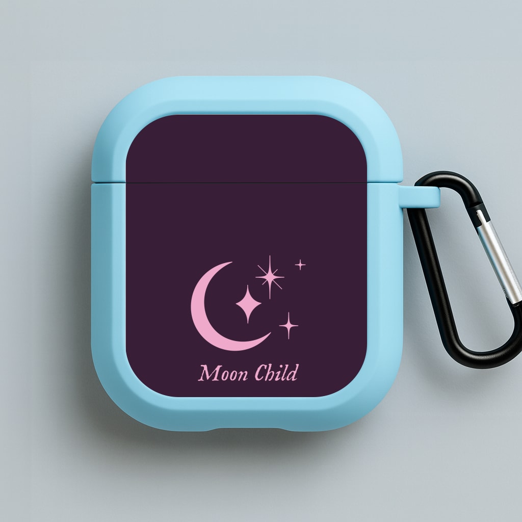 Moon Child  Blue AirPods Case