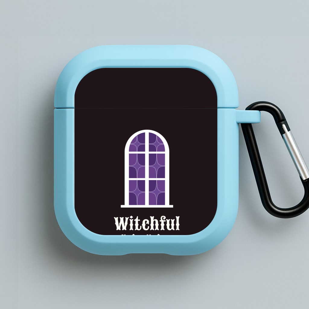 Witchful Thinking Blue AirPods Case