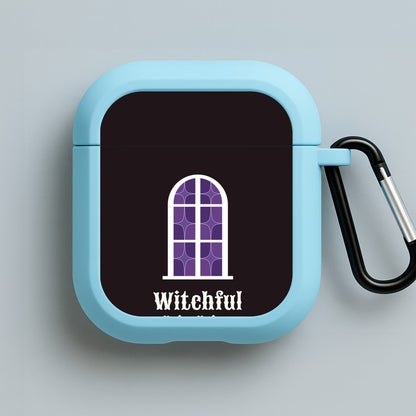 Witchful Thinking Blue AirPods Case