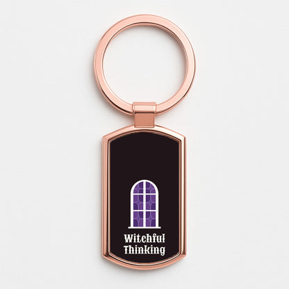 Witchful Thinking Rose Gold Keyring