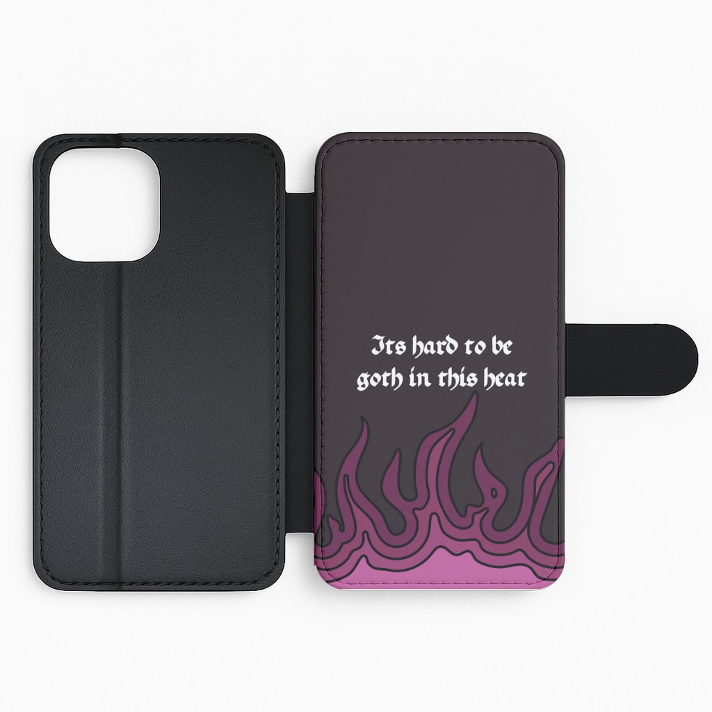 It's Hard To Be Goth In This Heat Flip Phone Case