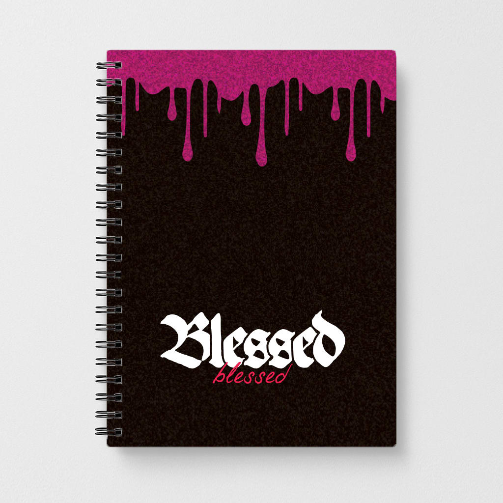 Glitter Blessed Notebook