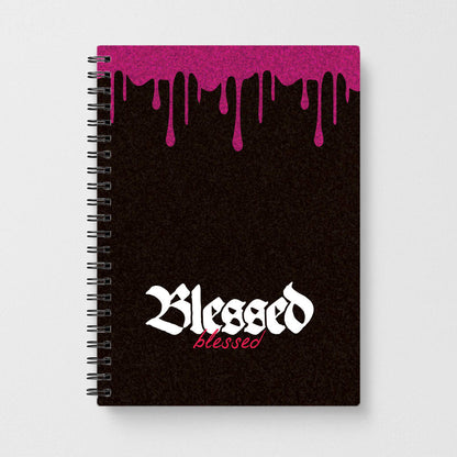 Glitter Blessed Notebook