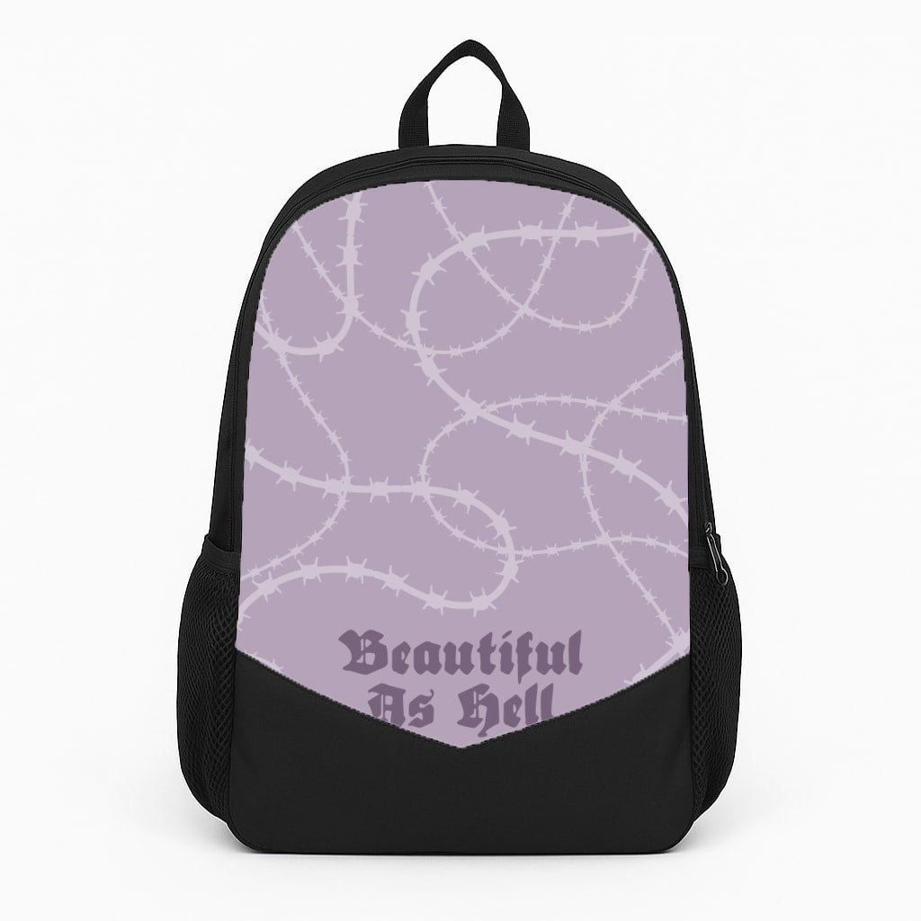 Beautiful As Hell Pattern Backpack