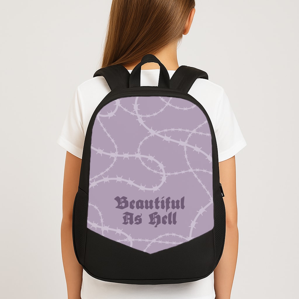 Beautiful As Hell Pattern Backpack